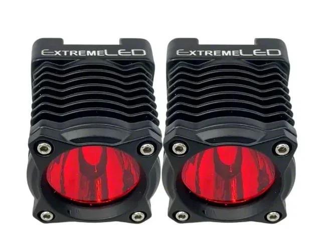 Extreme LED Extreme Stackerz 2-Inch Modular Red LED Light; Spot Beam (Universal; Some Adaptation May Be Required)