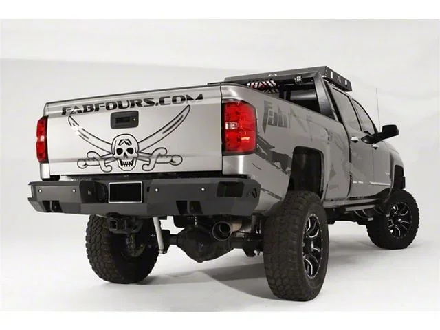 Fab Fours Premium Rear Bumper; Matte Black (15-19 Sierra 3500 HD)Find parts that fit my vehicle