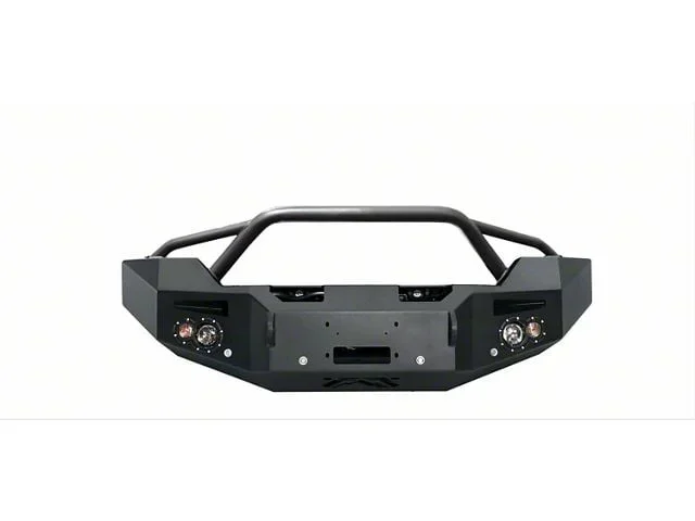 Fab Fours Premium Winch Front Bumper with Pre-Runner Guard; Bare Steel (15-19 Sierra 3500 HD)Find parts that fit my vehicle