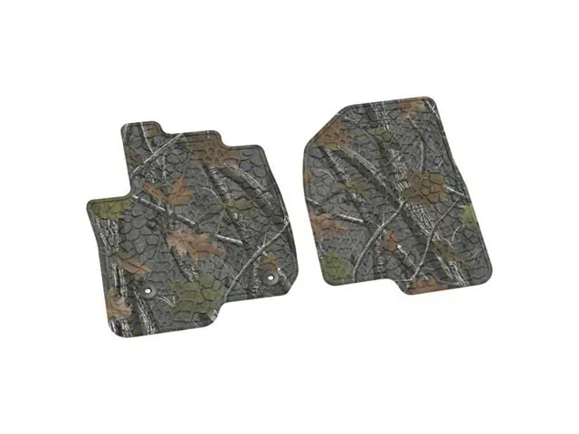 Factory Floorpan Fit Tire Tread/Scorched Earth Scene Front Floor Mats; Rugged Woods Camouflage (20-26 Sierra 3500 HD Regular Cab)Find parts that fit my vehicle