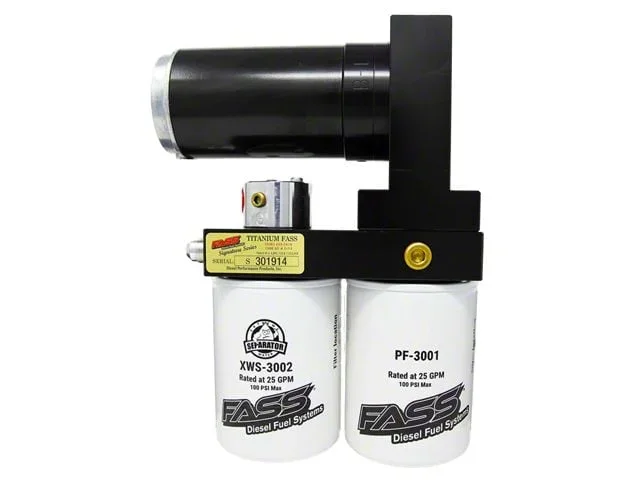 FASS Titanium Signature Series Diesel Fuel System; 250F; 220GPH (17-19 6.6L Duramax Sierra 3500 HD)Find parts that fit my vehicle