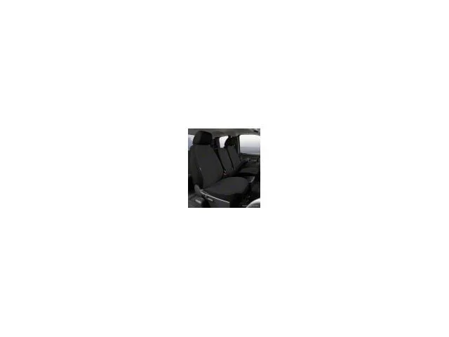 Fia Custom Fit Poly-Cotton Front Seat Cover; Black (07-14 Sierra 3500 HD w/ Bench Seat)Find parts that fit my vehicle