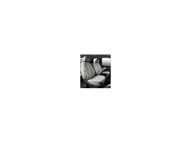 Fia Custom Fit Saddle Blanket Front Seat Covers; Gray (15-19 Sierra 3500 HD w/ Bench Seat)Find parts that fit my vehicle