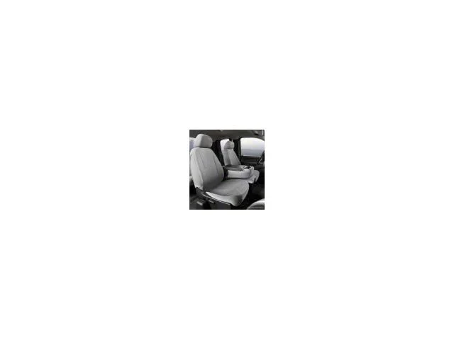 Fia Custom Fit Solid Saddle Blanket Front Seat Covers; Gray (07-14 Sierra 3500 HD w/ Bucket Seats)Find parts that fit my vehicle