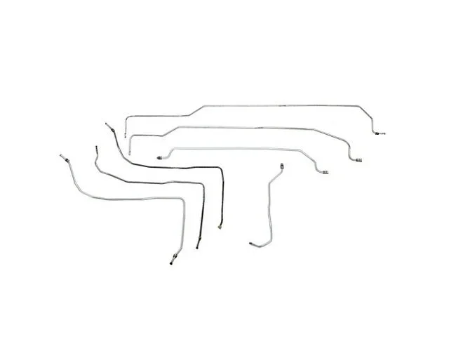 Fine Lines Fuel Lines; Stainless (01-03 6.0L, 8.1L Sierra 3500 HD Regular Cab w/ 8-Foot Long Box)Find parts that fit my vehicle