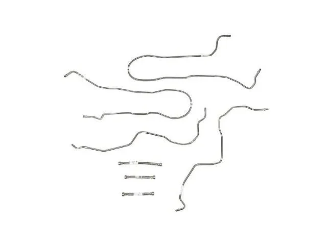 Fine Lines Fuel Lines; Steel (04-10 6.0L, 8.1L Sierra 3500 HD Extended Cab)Find parts that fit my vehicle