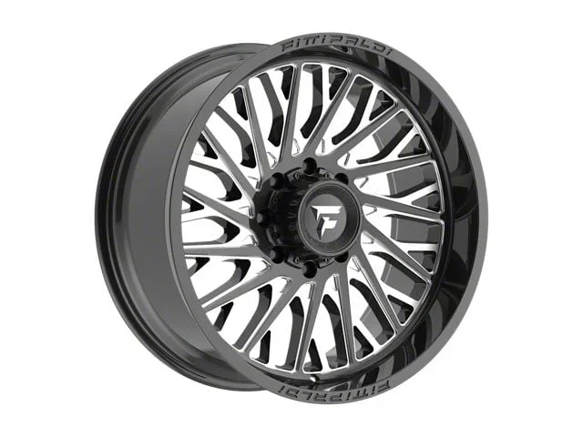 Fittipaldi Offroad FA08 Gloss Black Milled 8-Lug Wheel; 22×10; -19mm Offset (15-19 Sierra 3500 HD SRW)Find parts that fit my vehicle