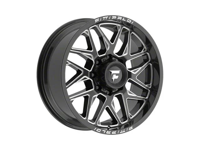 Fittipaldi Offroad FA19 Gloss Black Milled 8-Lug Wheel; 20×9; 18mm Offset (15-19 Sierra 3500 HD SRW)Find parts that fit my vehicle