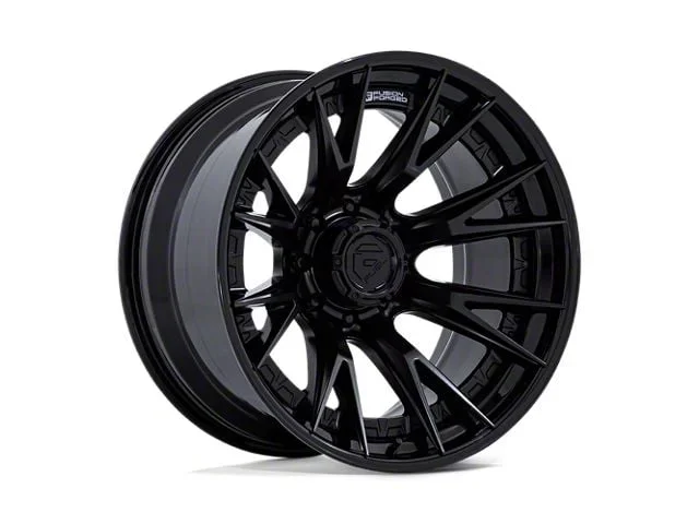 Fuel Wheels Catalyst Matte Black with Gloss Black Lip 8-Lug Wheel; 20×9; 1mm Offset (15-19 Sierra 3500 HD SRW)Find parts that fit my vehicle