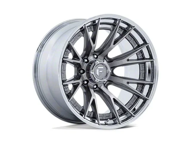 Fuel Wheels Catalyst Platinum with Chrome Lip 8-Lug Wheel; 24×12; -44mm Offset (15-19 Sierra 3500 HD SRW)Find parts that fit my vehicle