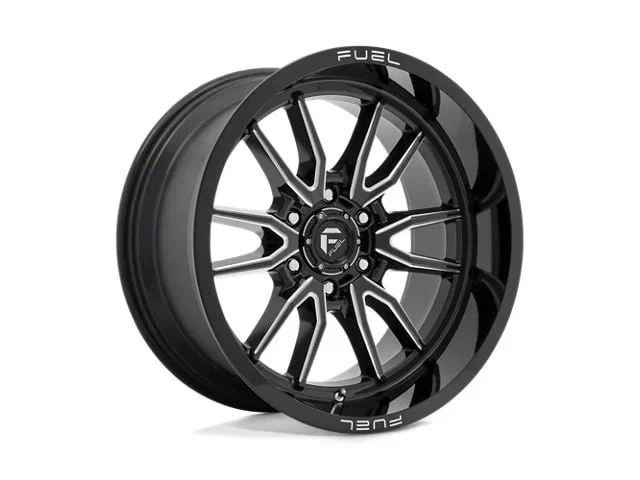 Fuel Wheels Clash Gloss Black Milled 8-Lug Wheel; 20×9; 1mm Offset (20-26 Sierra 3500 HD SRW)Find parts that fit my vehicle