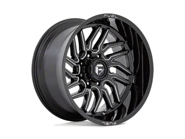Fuel Wheels Hurricane Gloss Black Milled 8-Lug Wheel; 20×9; 1mm Offset (07-10 Sierra 3500 HD SRW)Find parts that fit my vehicle