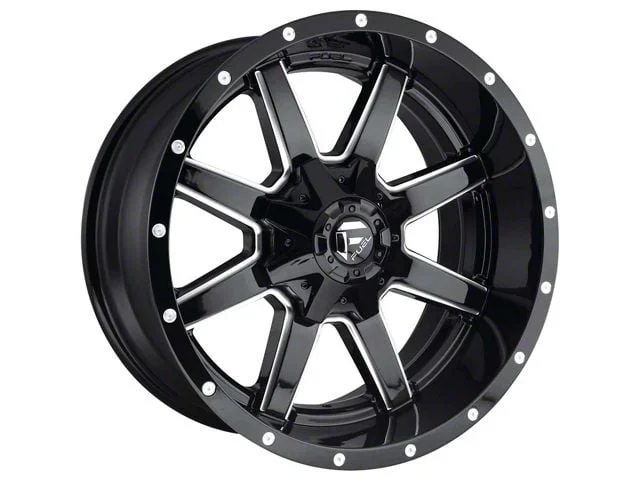 Fuel Wheels Maverick Gloss Black Milled 8-Lug Wheel; 18×9; 20mm Offset (11-14 Sierra 3500 HD SRW)Find parts that fit my vehicle