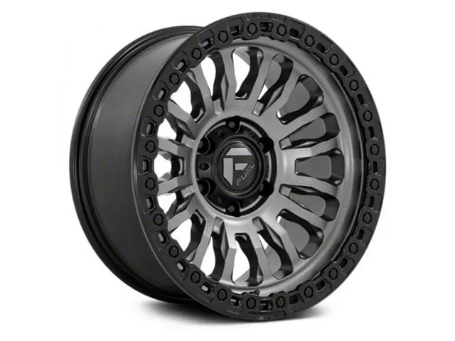 Fuel Wheels Rincon Matte Gunmetal with Black Lip 8-Lug Wheel; 20×9; 1mm Offset (15-19 Sierra 3500 HD SRW)Find parts that fit my vehicle