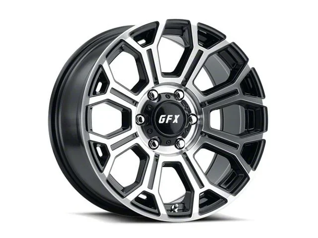 G-FX TR-19 Gloss Black Machined 8-Lug Wheel; 17×8.5; 18mm Offset (07-10 Sierra 3500 HD SRW)Find parts that fit my vehicle