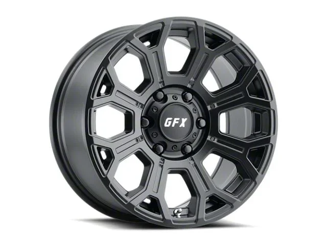 G-FX TR-19 Matte Black 8-Lug Wheel; 16×8.5; -6mm Offset (01-06 Sierra 3500 HD SRW)Find parts that fit my vehicle
