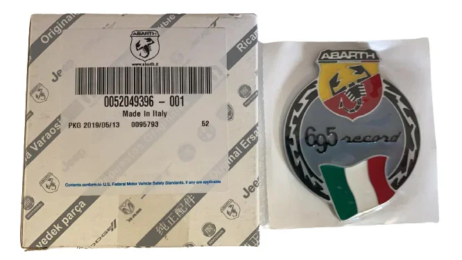 Genuine Abarth ‘695 Record’ Badge – 500 Abarth