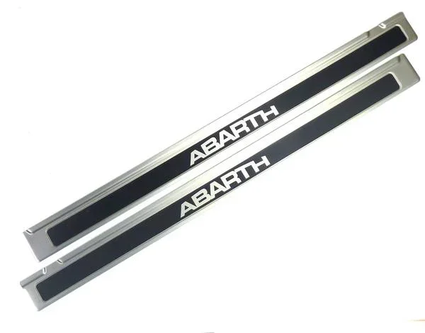 Genuine Abarth Alloy Sill Kick Trims – 500 Abarth – Unboxed