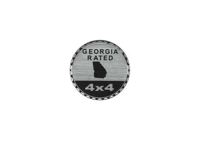 Georgia Rated Badge (Universal; Some Adaptation May Be Required)