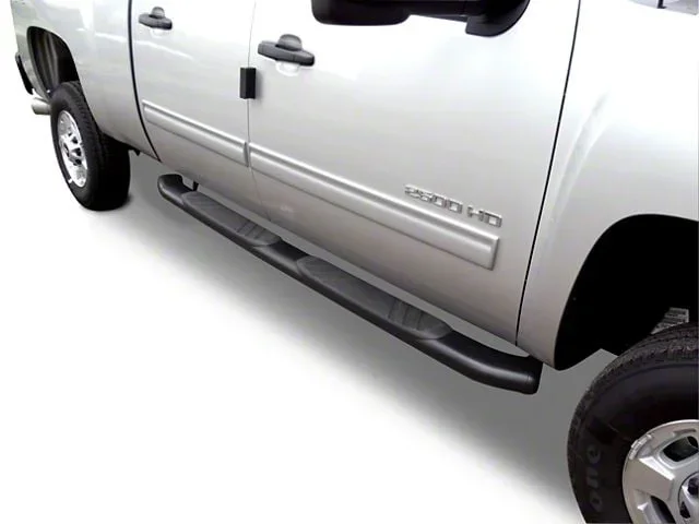 Go Rhino 5-Inch OE Xtreme Composite Side Step Bars; Black (20-26 Sierra 3500 HD Crew Cab)Find parts that fit my vehicle