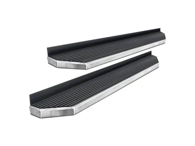 H-Style Running Boards; Polished (20-26 Sierra 3500 HD Double Cab)Find parts that fit my vehicle