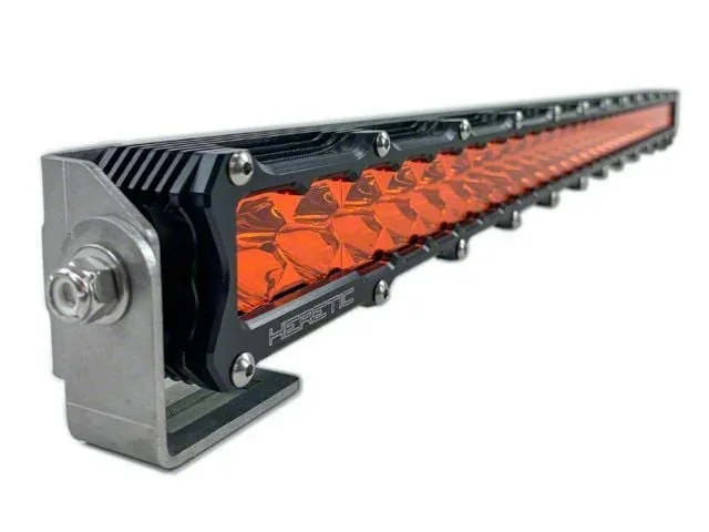 Heretic Studios 40-Inch Amber LED Light Bar; Combo Beam (Universal; Some Adaptation May Be Required)