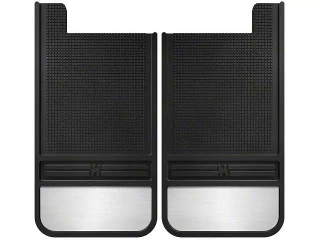 Husky Liners MudDog Mud Flaps with Stainless Steel Weight; Rear (Universal; Some Adaptation May Be Required)
