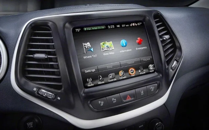 Infotainment UConnect 8.4 RA3 Radio Upgrade; Black Trim (14-18 Jeep Cherokee KL)Find parts that fit my vehicle