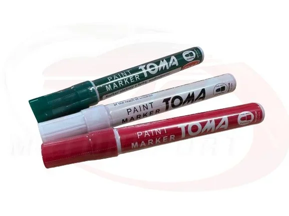 Italian Flag Acrylic Paint Pen Design Set for Abarth 500 / 595 / 695 Front Grille