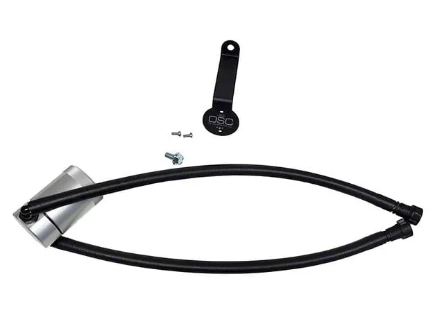 J&L 3.0 Oil Separator; Clear/Satin Anodized; Driver Side (20-26 6.6L Gas Sierra 3500 HD)Find parts that fit my vehicle