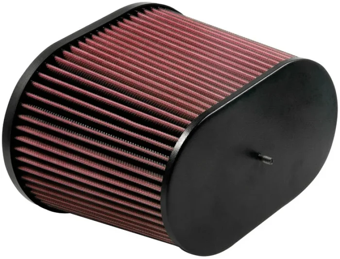 K&N Universal Air Filter – Oval Straight – 3.688in Flange ID x 10.25in Base O/S Length x 7.875in H