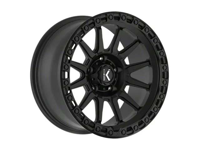 KG1 Forged ADRENALINE Matte Black with Black Ring 8-Lug Wheel; 20×9.5; -12mm Offset (15-19 Sierra 3500 HD SRW)Find parts that fit my vehicle