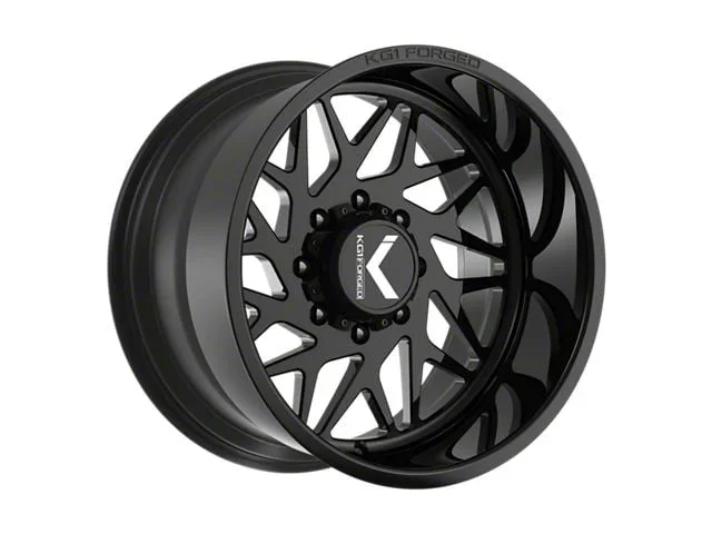 KG1 Forged BYPASS Gloss Black 8-Lug Wheel; Left Directional; 24×11; -19mm Offset (20-26 Sierra 3500 HD SRW)Find parts that fit my vehicle
