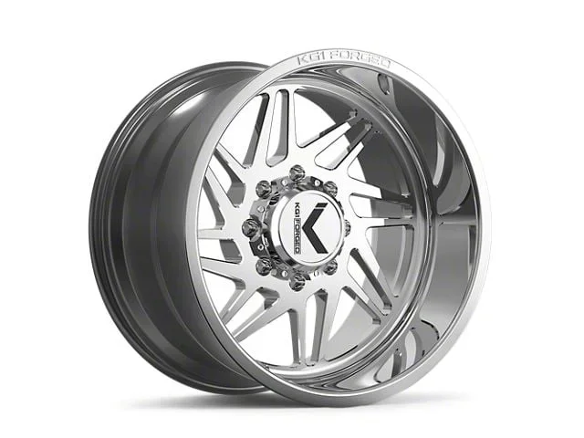 KG1 Forged DYNO Polished 8-Lug Wheel; Right Directional; 22×10; -18mm Offset (15-19 Sierra 3500 HD SRW)Find parts that fit my vehicle