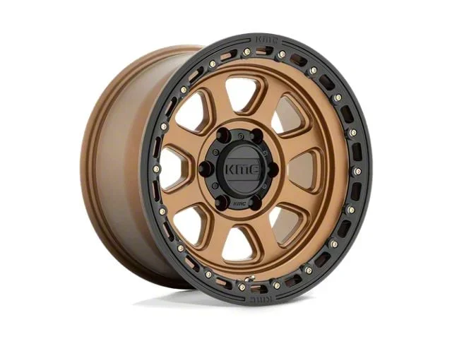 KMC Chase Matte Bronze with Black Lip 8-Lug Wheel; 20×9; 18mm Offset (01-06 Sierra 3500 HD SRW)Find parts that fit my vehicle