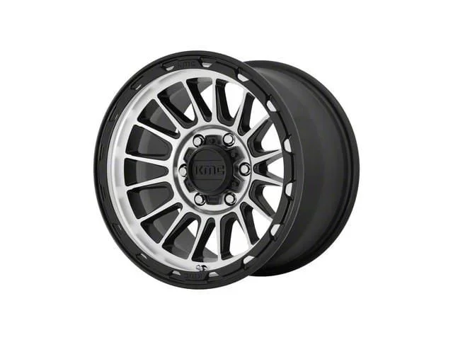 KMC Impact Satin Black Machined 8-Lug Wheel; 17×8.5; 0mm Offset (15-19 Sierra 3500 HD SRW)Find parts that fit my vehicle