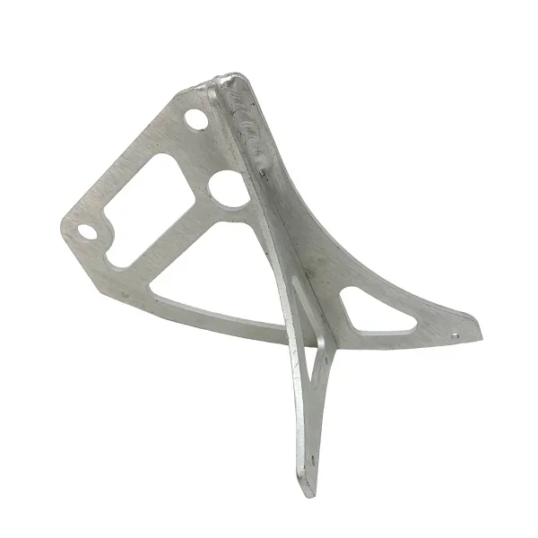 Left front rim deflector mount