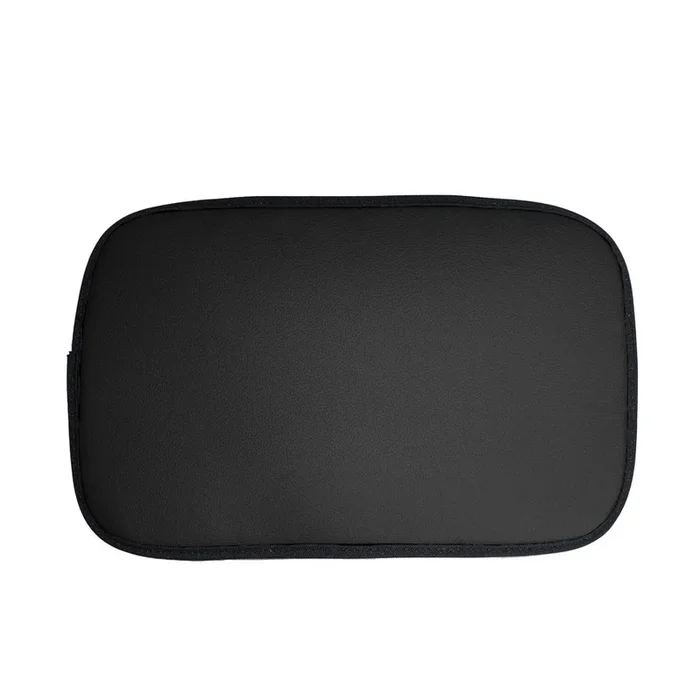 Luxe Faux Leather Center Console Pad Black