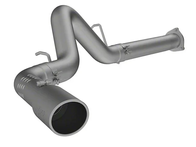MBRP Armor Lite Filter-Back Single Exhaust System with Polished Tip; Side Exit (07-10 6.6L Duramax Sierra 3500 HD)Find parts that fit my vehicle