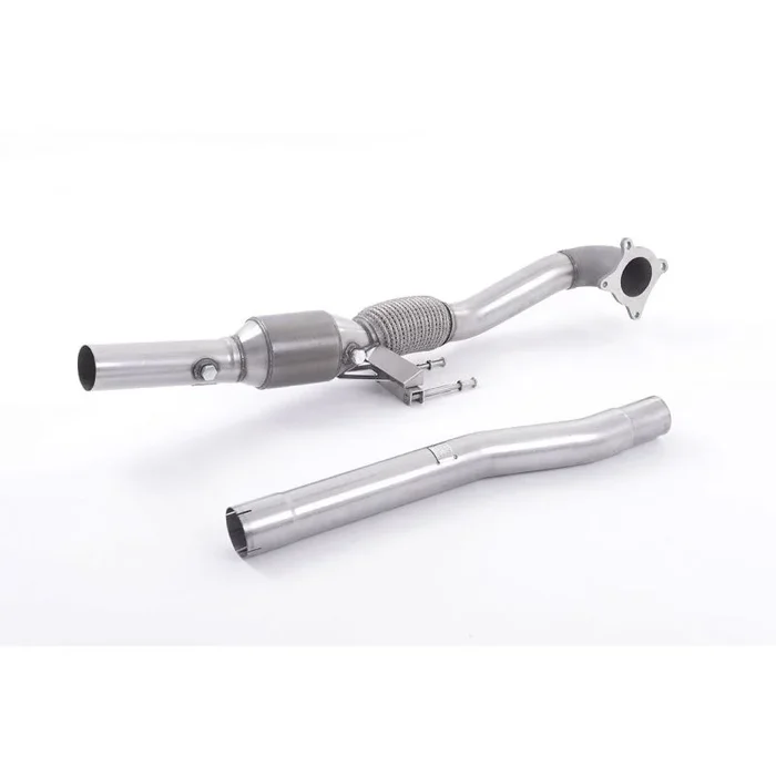 Milltek Exhaust Audi A3 2.0T FSi 2WD (3 door) 2003-2012 Cast Downpipe with HJS High Flow Sports Cat SSXAU200