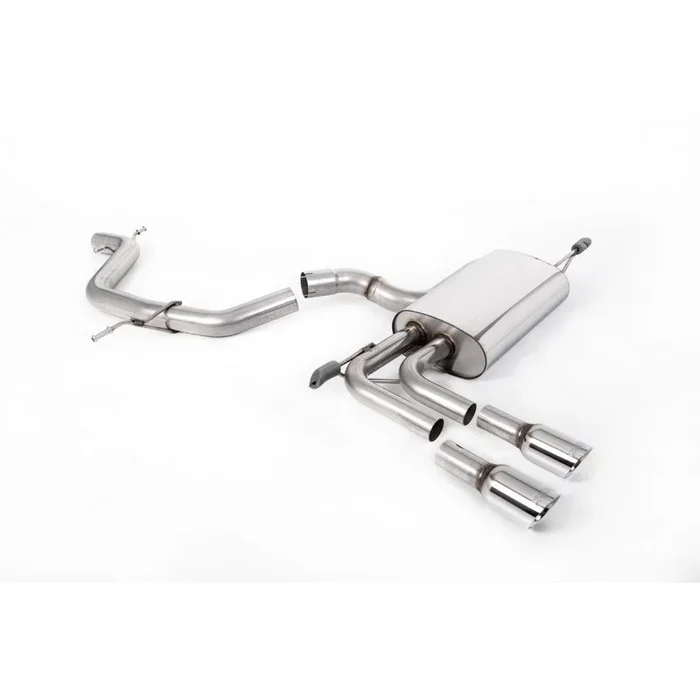 Milltek Exhaust Audi A3 2.0T FSi 2WD (5 door Sportback) 2003-2012 Cat-back Exhaust SSXAU636
