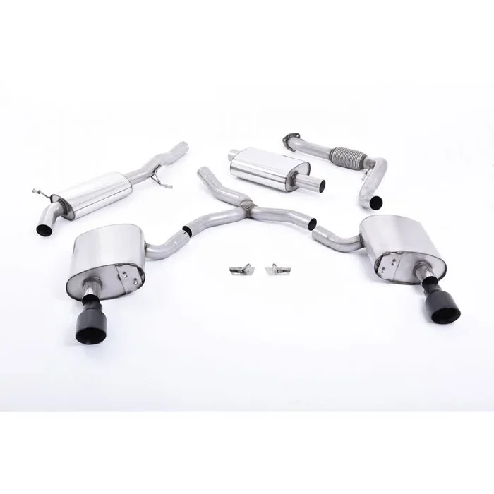Milltek Exhaust Audi A4 2.0 TFSI B9 Quattro Saloon & Avant Cat-back Exhaust (Non GPF Equipped Models Only) SSXAU607