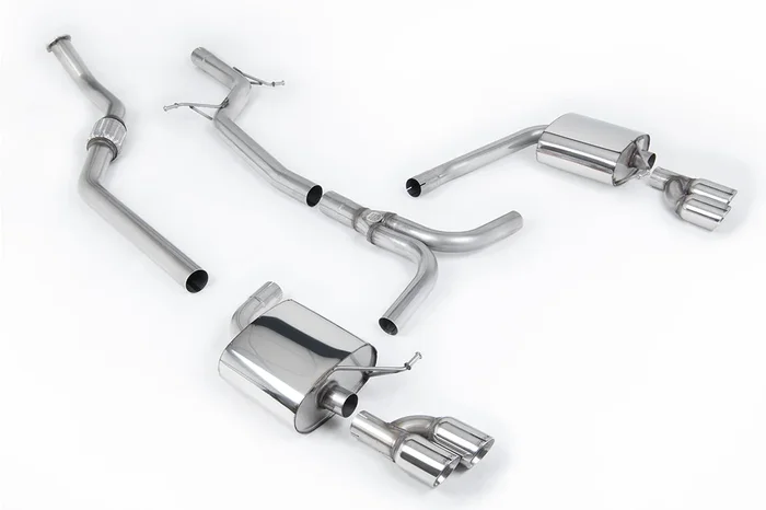 Milltek Exhaust Audi A4 2.0 TFSI S line B8 (2WD and quattro Tiptronic-only) Saloon & Avant 2008-2011 Cat-back Exhaust SSXAU630