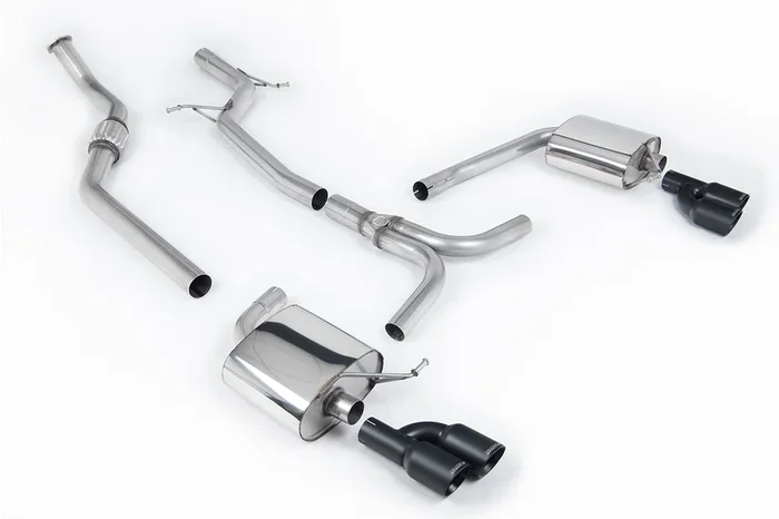 Milltek Exhaust Audi A4 2.0 TFSI S line B8 (2WD and quattro Tiptronic-only) Saloon & Avant 2008-2011 Cat-back Exhaust SSXAU667