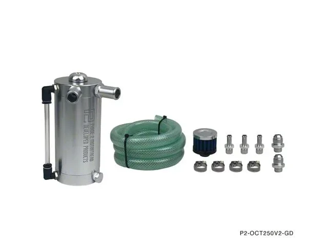 Mini V2 Oil Catch Tank; 250cc (Universal; Some Adaptation May Be Required)