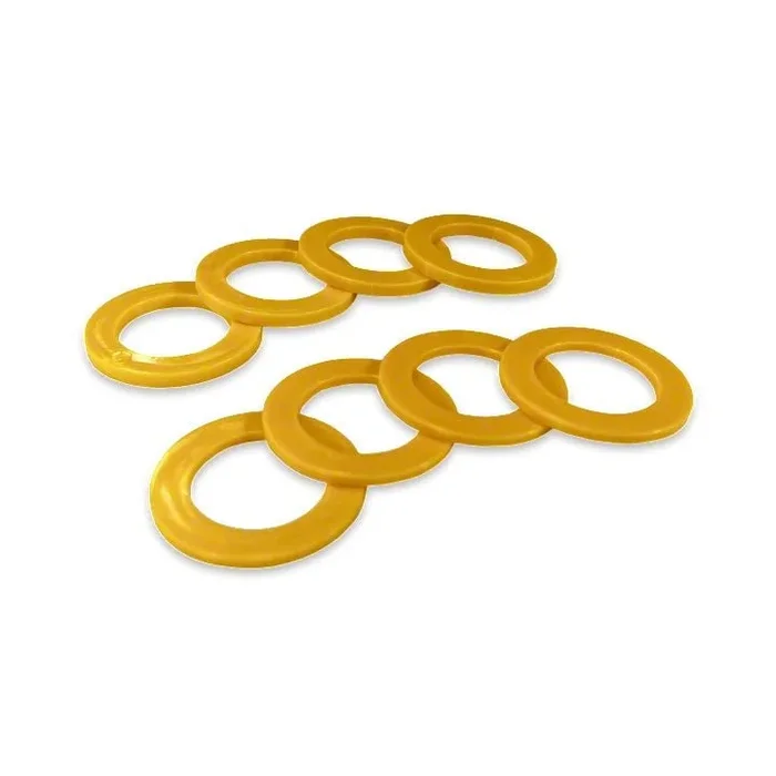 Moose Knuckle Offroad 3/4 Rattle Rings Shackle Isolator Washers; Detonator Yellow