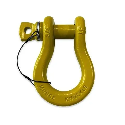 Moose Knuckle Offroad B’oh Spin Pin Recovery Shackle 3/4; Detonator Yellow