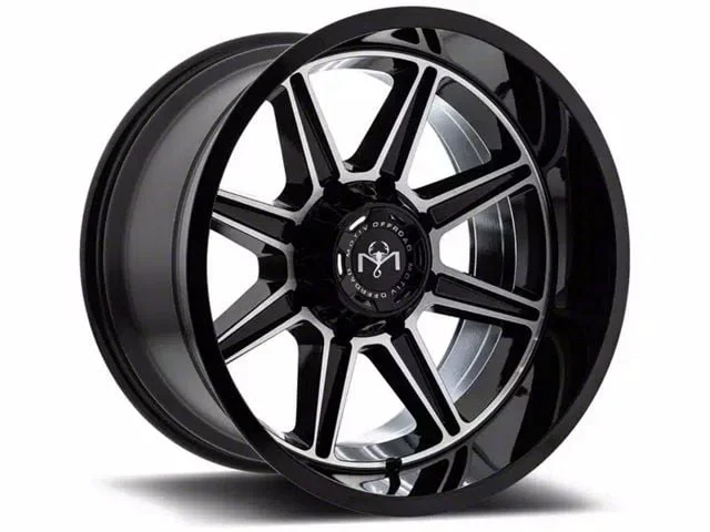 Motiv Off Road Balast Gloss Black Machined 8-Lug Wheel; 20×10; -12mm Offset (07-10 Sierra 3500 HD SRW)Find parts that fit my vehicle