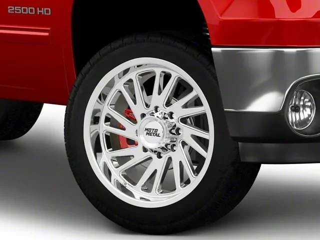 Moto Metal Combat Chrome 8-Lug Wheel; 22×10; -18mm Offset (07-10 Sierra 3500 HD SRW)Find parts that fit my vehicle