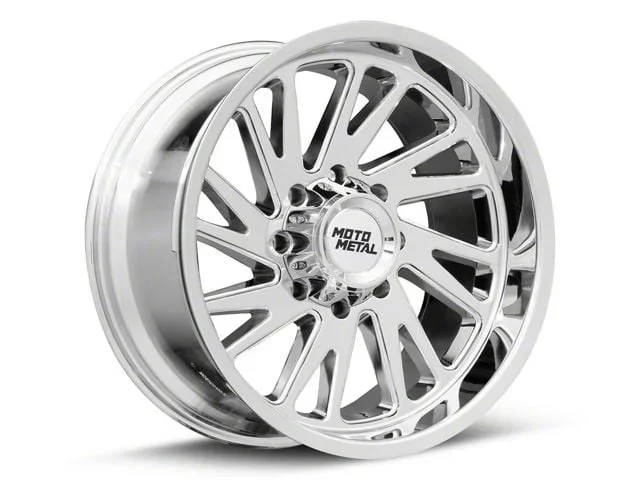Moto Metal Combat Chrome 8-Lug Wheel; 22×10; -18mm Offset (15-19 Sierra 3500 HD SRW)Find parts that fit my vehicle
